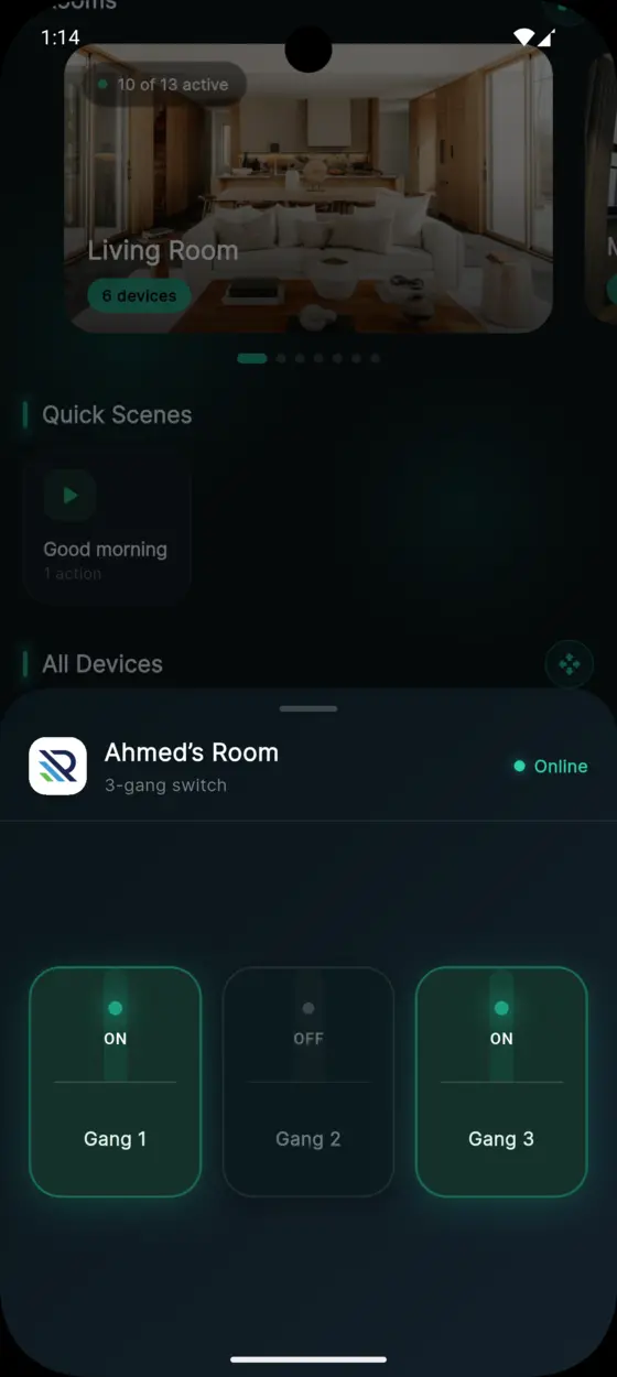 Al Rawi Smart Home · CONTROL