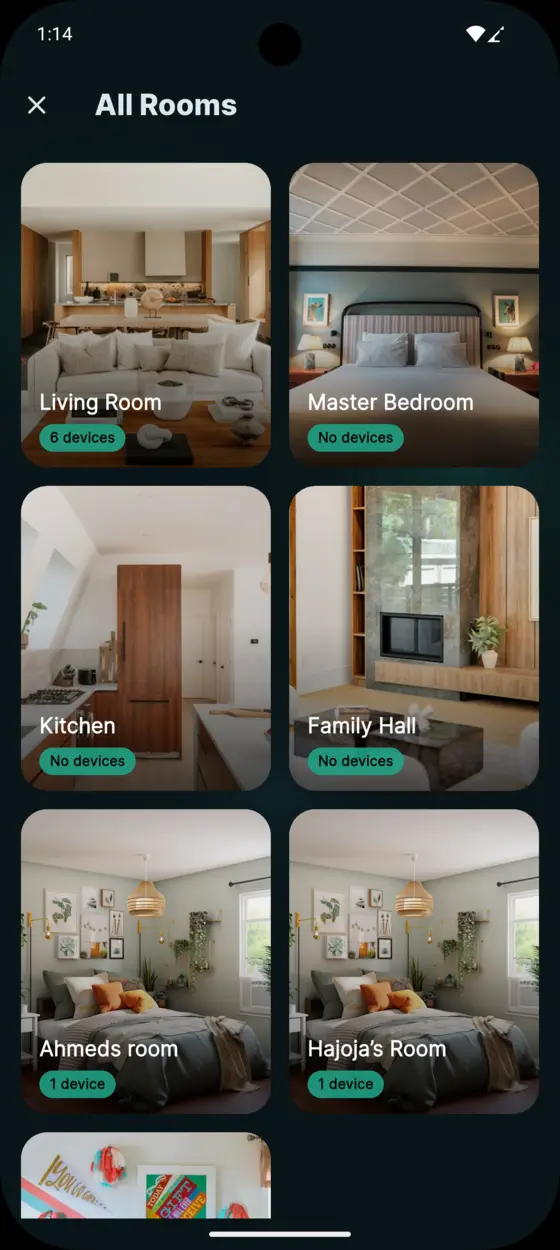 Al Rawi Smart Home · ROOMS